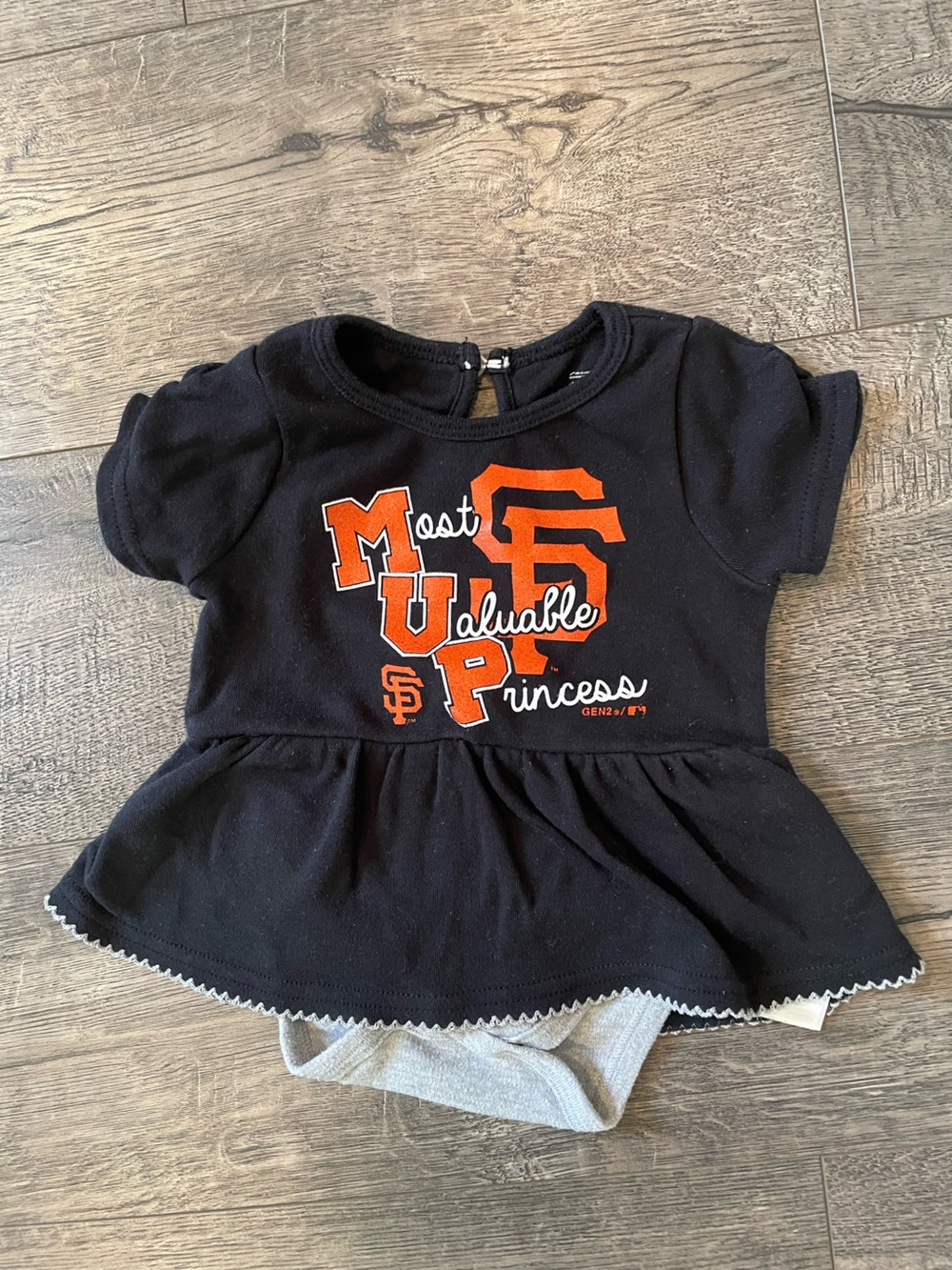 San Francisco Giants Black 'Most Valuable Princess' Girls' Tee Dress